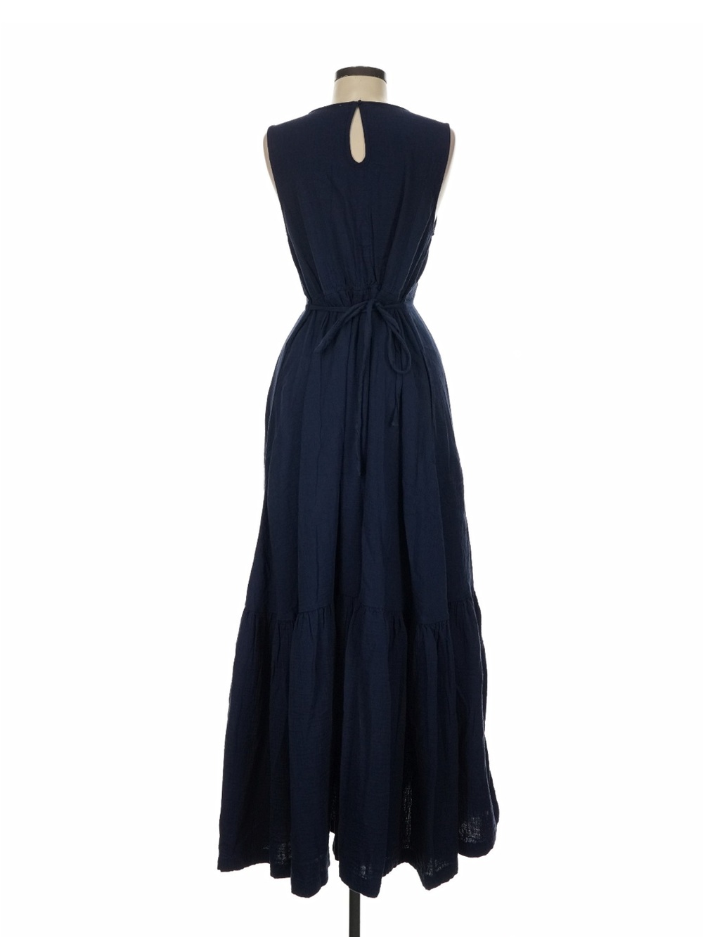 Pact Navy V-Neck Tiered Maxi Dress - Picture 2 of 6